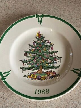 Spode Christmas Tree Limited Edition Collector's Plate 1989 50th Anniversary